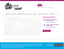 Tablet Screenshot of nysge.org